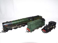 Model railways - three OO gauge locomotives, 4-6-2 with tender 'Britannia' op no 70000,