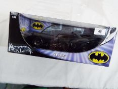 Batman - a diecast 1:18 scale model Batmobile by HotWheels, Mattel # B6046,