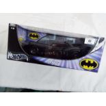 Batman - a diecast 1:18 scale model Batmobile by HotWheels, Mattel # B6046,