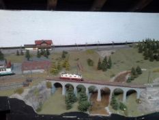 Model Railways N - an N gauge layout / diorama of excellent standard,