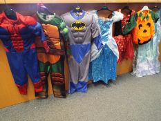 Fancy Dress Costumes - a collection of seven fancy dress costumes to include Batman, Spiderman,