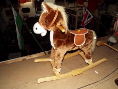 A child's rocking horse 65 cm (h)