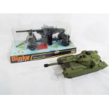 Dinky Toys - a die-cast 88mm Gun, # 656, mint in original packaging and a Chieftain Tank mint,