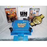 WWF Wrestling  - a collection of wrestling items to include a ring with sound effects,
