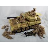 A mixed lot to include a large military tank by HM Armed Forces, Character Group Plc,
