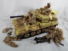 A mixed lot to include a large military tank by HM Armed Forces, Character Group Plc,