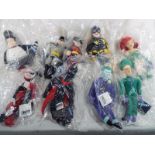 Batman - a set of nine Bean Bag Batman s