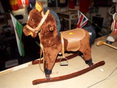 A child's rocking horse 65 cm (h)