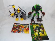 Lego - Two Lego Hero Factory figures to