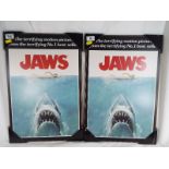 Jaws - two Jaws wooden wall plaques 49 c