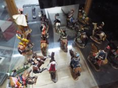 Del Prado - a collection of 16 figures depicting Napoleonic era soldiers (a/f),