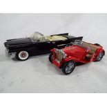 Two Franklin Mint Precision Models comprising 1957 Chrysler 300C Convertible and 1948 MG TC,