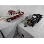 Two Danbury Mint Precision Models comprising 1957 Dodge Sweptside D100 and 1942 Ford Pickup,
