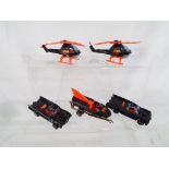 Batman by Corgi Juniors - two Batmobiles each with Batman,