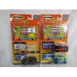 Matchbox - Two Matchbox America 50th Birthday Series by Mattel vehicles,