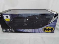 Batman - a rare Batman diecast Batmobile 1:18 scale by Hot Wheels No.