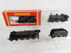 Model railways - three Hornby OO gauge locomotives comprising 4-6-0 Royal Scot with tender,