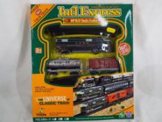 Model railways - a Fenfa OO gauge boxed set, Int'l Express comprising locomotive,