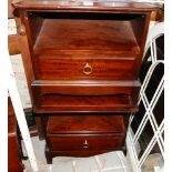 Pair of Stag Minstrel mahogany bedside cabinets,