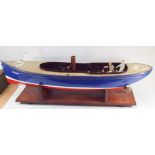 Model steam powered boat,named 'Solent',