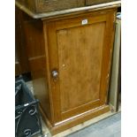 Mahogany single door cupboard