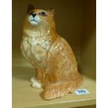 Beswick ginger cat - 9" tall