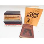 Collection of 12 vintage magic books to include - 'Robert Houdini Secrets of Conjuring and MAgic',
