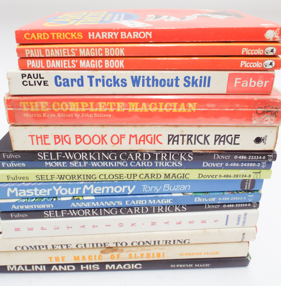 Collection of vintage magic books to include titles - 'Supreme Magic' Paul Daniels etc.