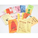 Collection of vintage magic pamphlets to include 'Coin Magic' Parts 1 & 2 by Hugard,