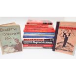 Collection of 13 vintage magic books to include - 'Deceptive Conceptions In Magic' by Collins,