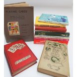 Collection of vintage magic books - 'Playing Cards A History of the Pack' by Gurney Benham,