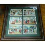 Set of 6 framed French opera pictures