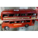 tin model London bus
