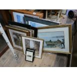 Quantity of assorted pictures & prints to include - Rachel Long print,