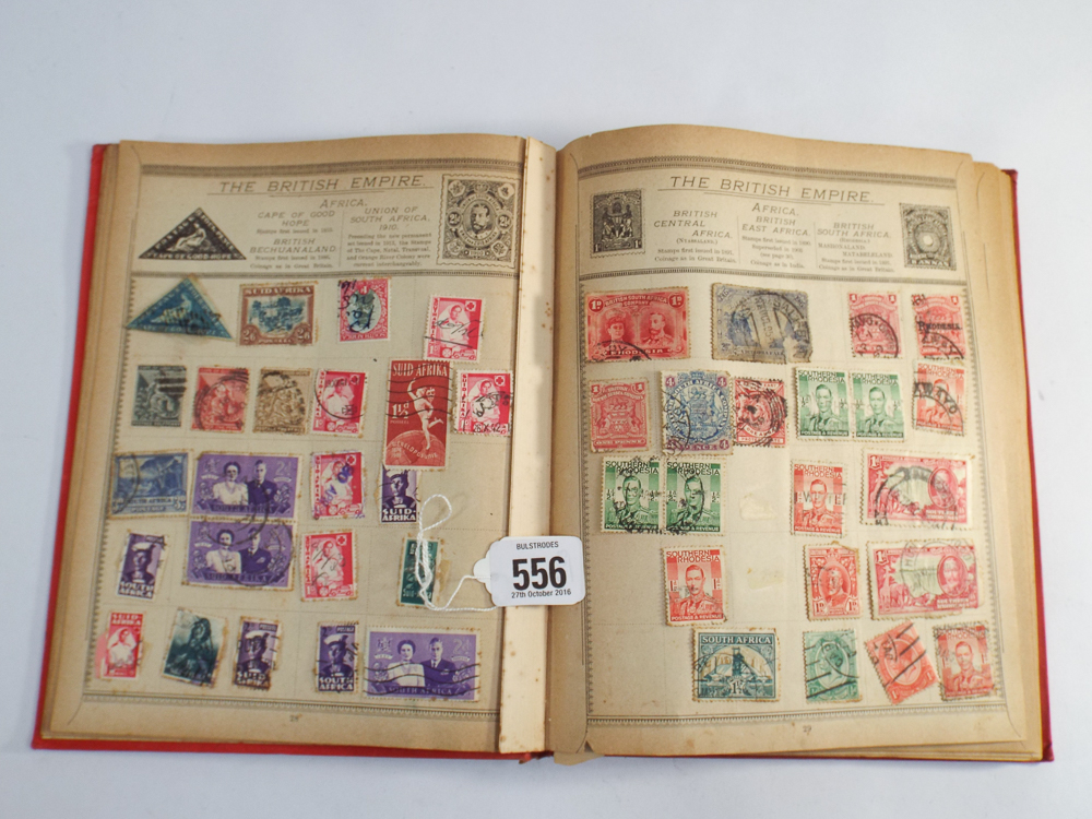 Small album containing British and World stamps from the 19th and 20th century to include Cape of