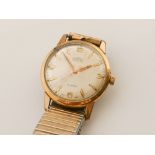 Gents vintage Roamer Popular wristwatch on flexible plated strap