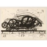 Tinguely, Jean. 1925 Freiburg - 1991 Bern. "Hannibal II". Lithographie. Signiert u. re.TinGely.