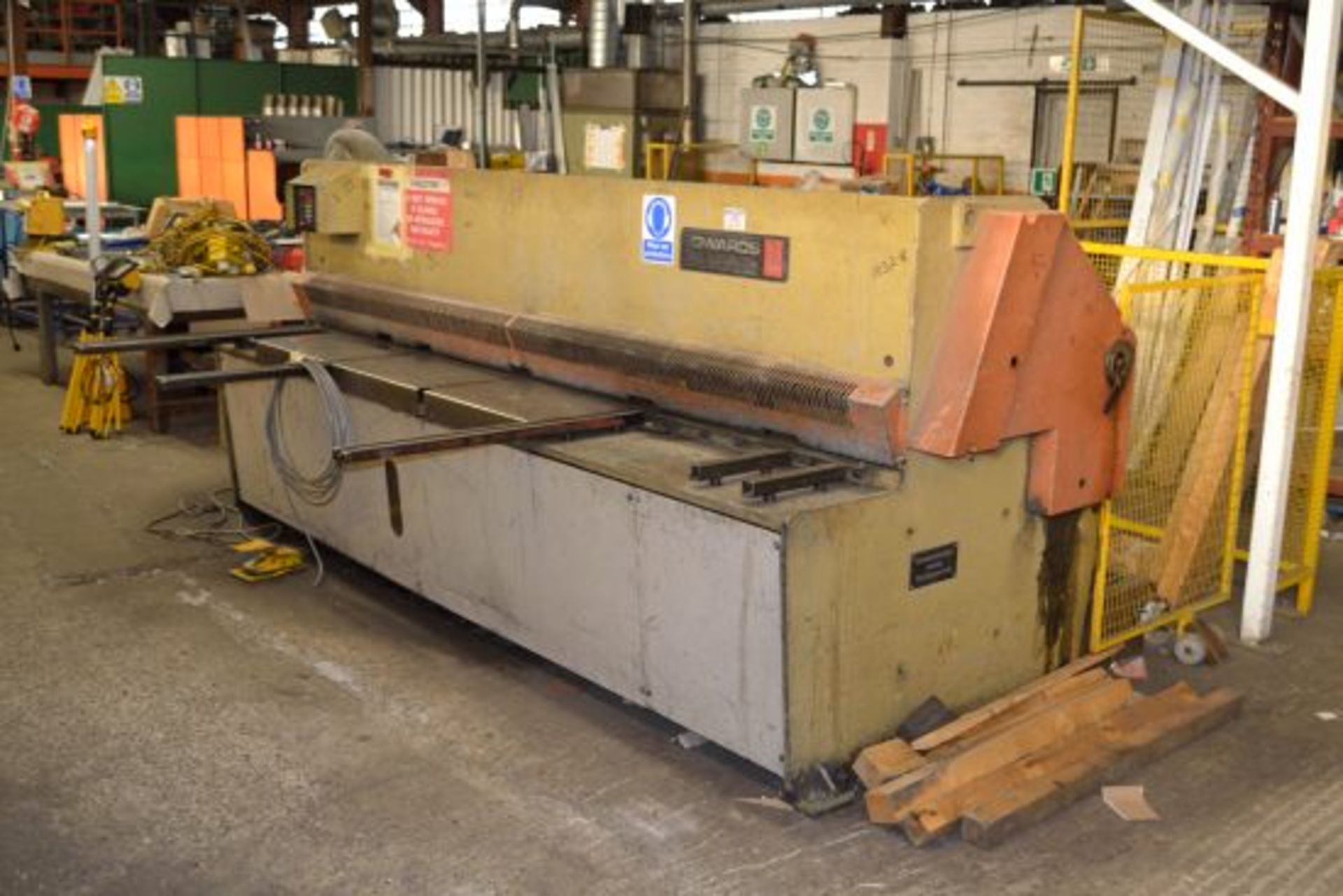 Edwards Pearson GE guillotine, capacity 6.5mm x 3080mm - Image 3 of 4