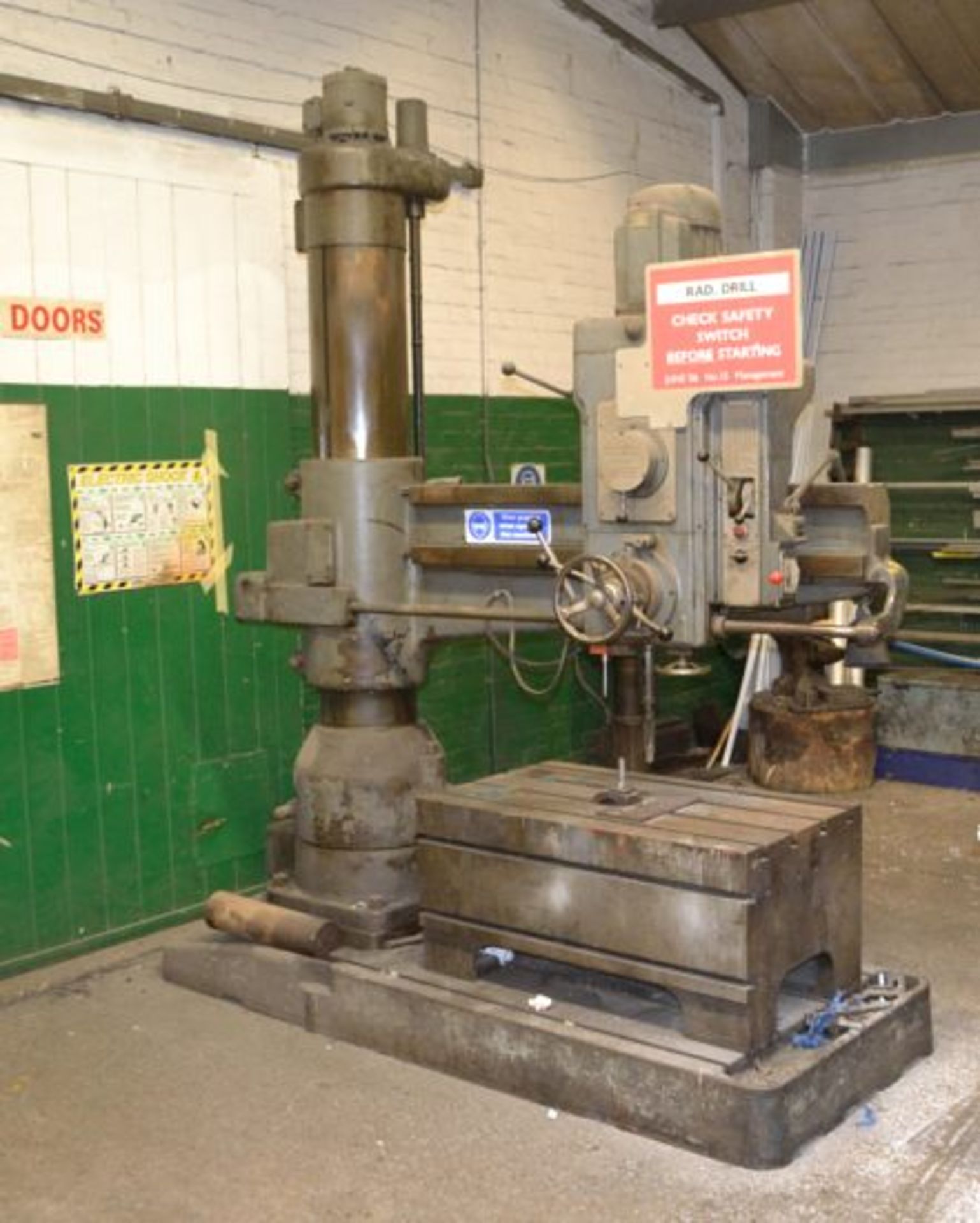 Asquith A2R radial pillar drilling machine