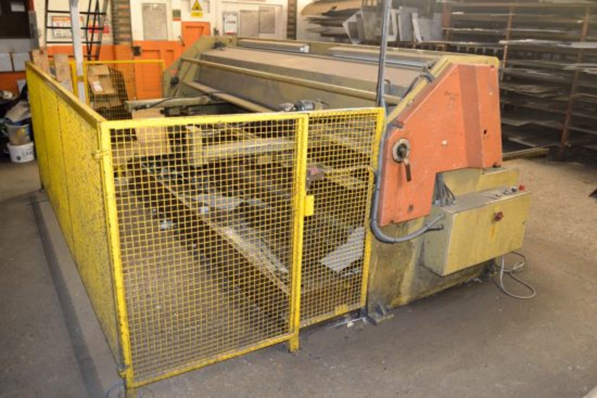 Edwards Pearson GE guillotine, capacity 6.5mm x 3080mm - Image 2 of 4