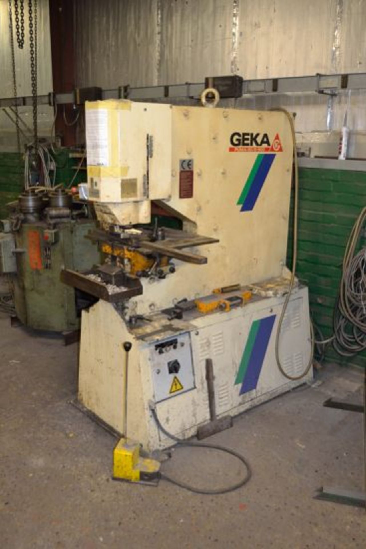 Geka Puma 80E/500 hydraulic punching machine