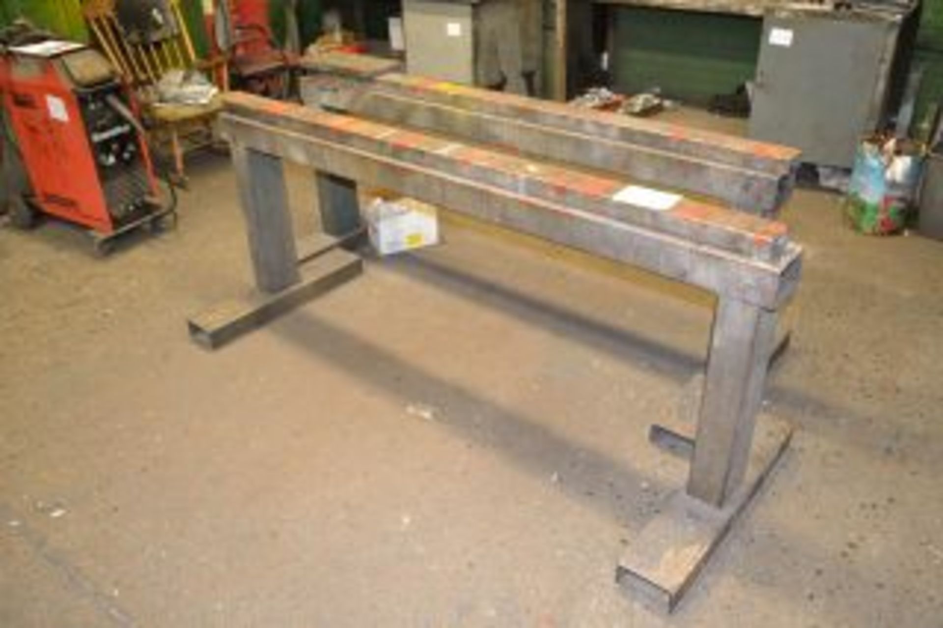 4 no. heavy duty trestles and 4 no. lighter duty trestles - Image 3 of 3