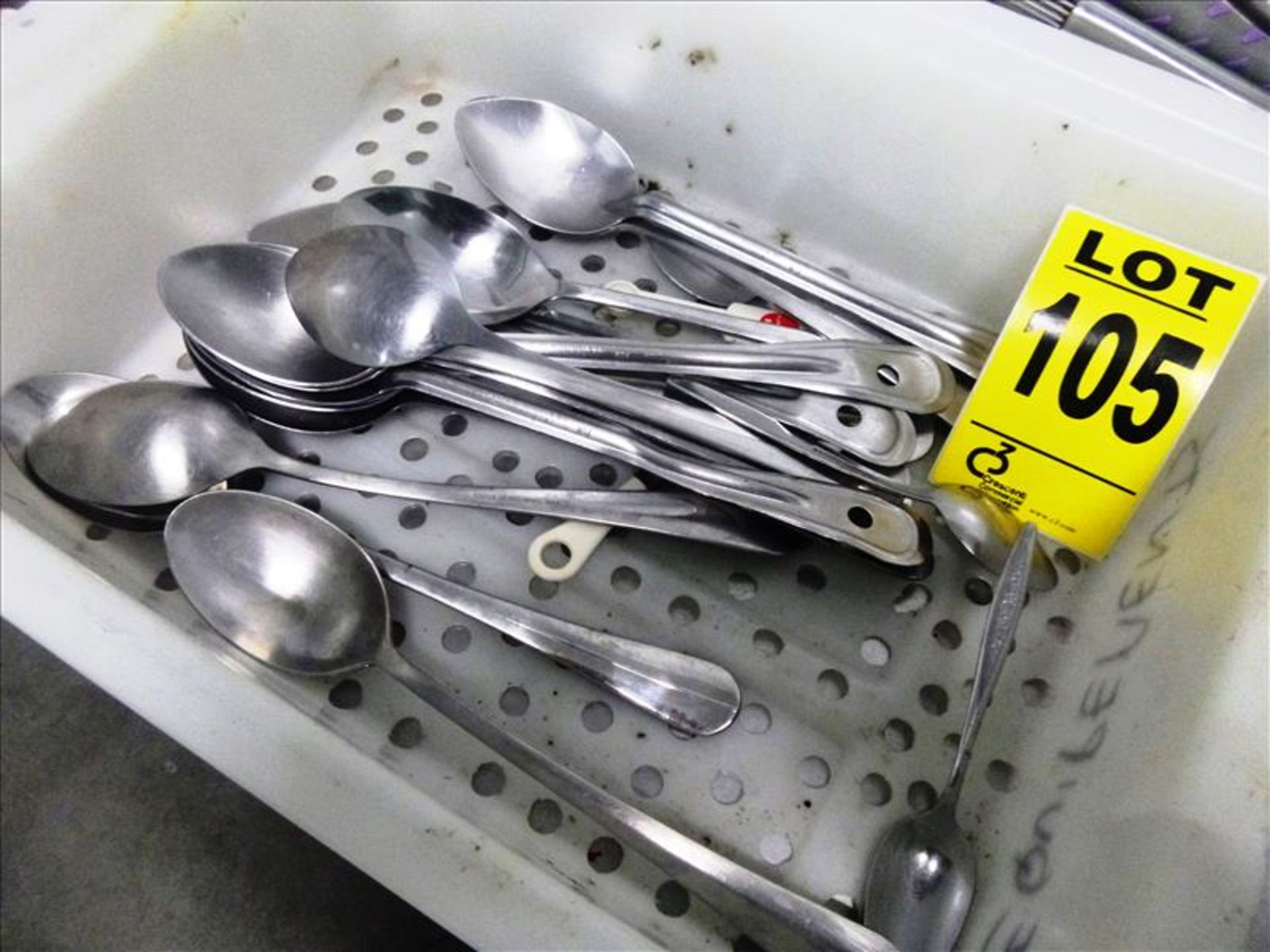 assorted s/s cooking spoons