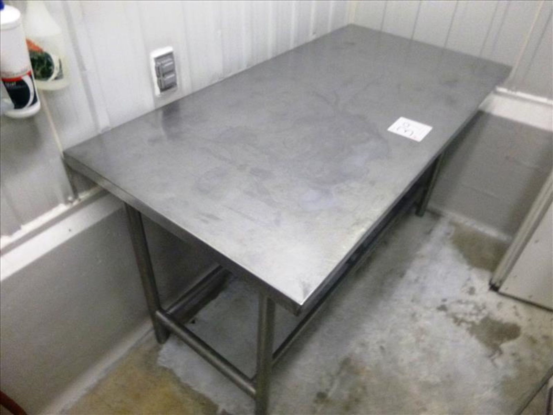 s/s table, 30 in. x 60 in.