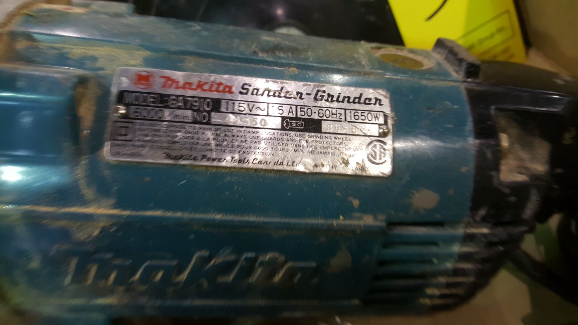 Makita corded sander/grinder mod.GA7910 - Image 2 of 2