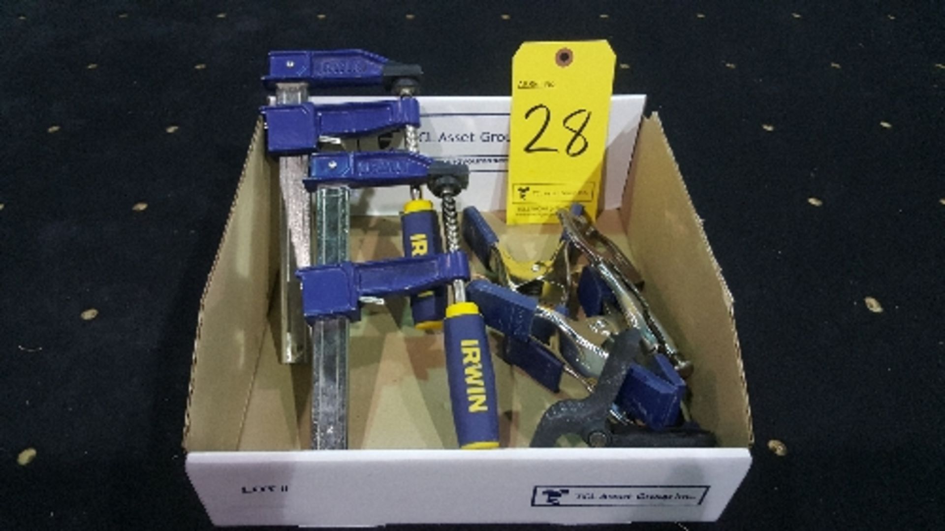 Lot of Assorted Irwin clamps