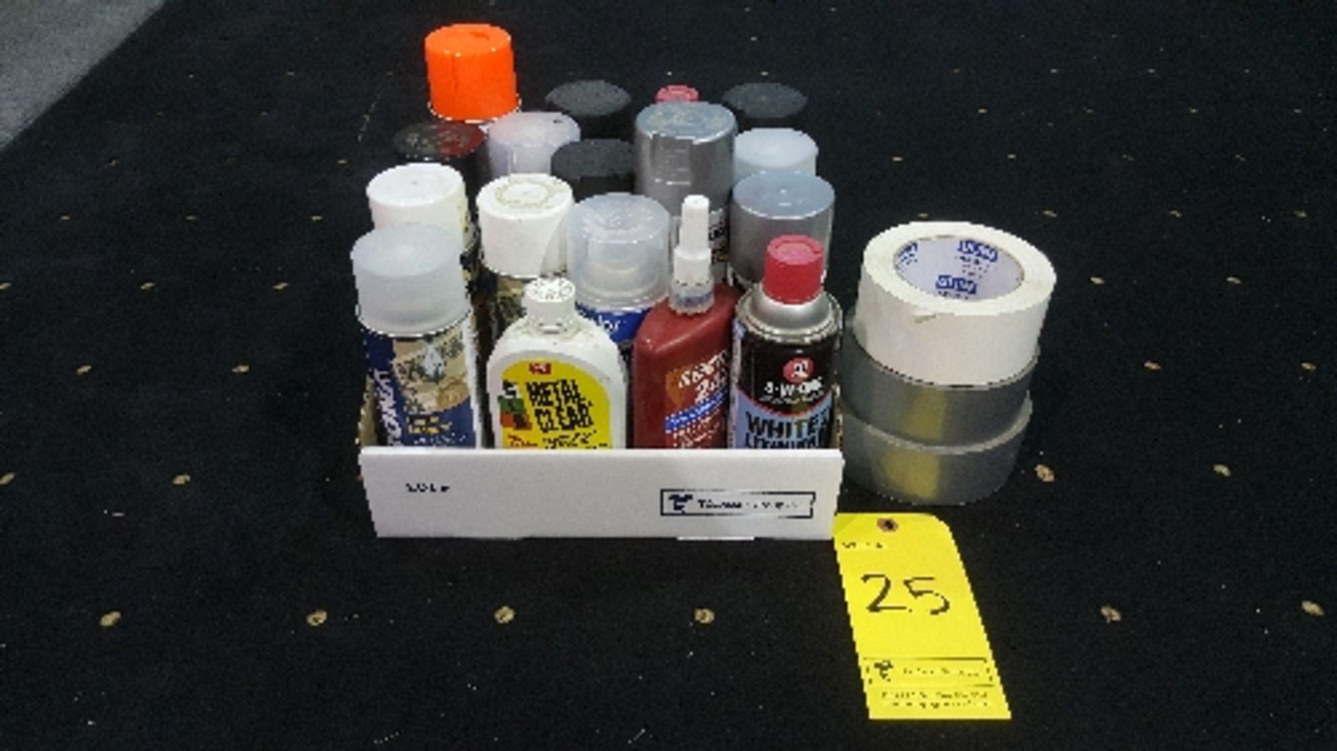 Lot of Various aerosol products