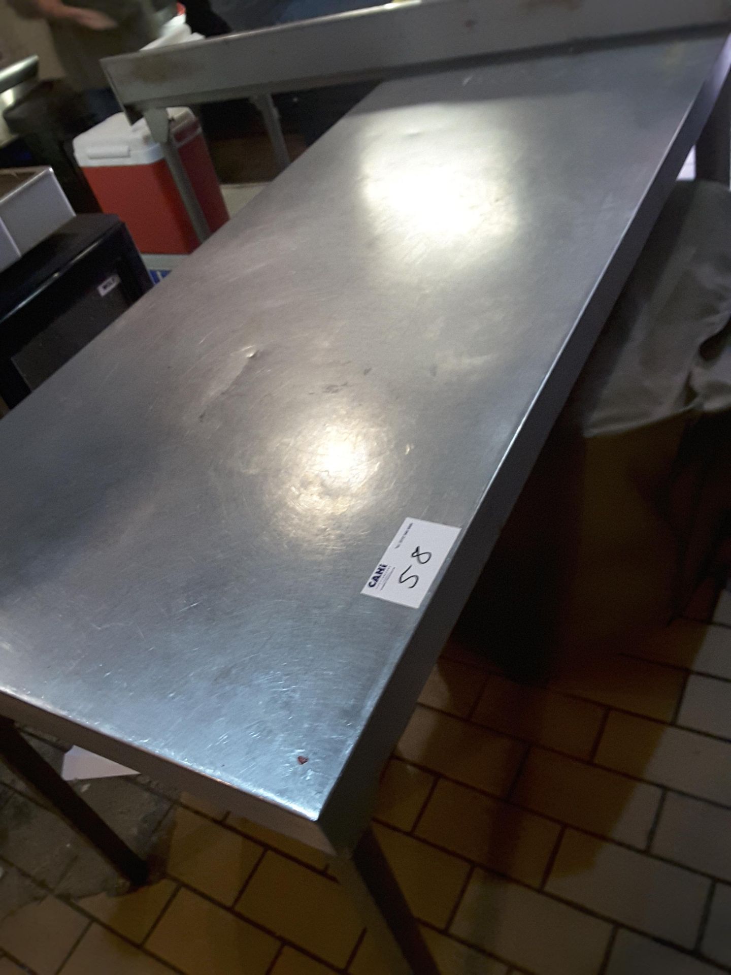 Stainless Steel Prep Table - 1,5m