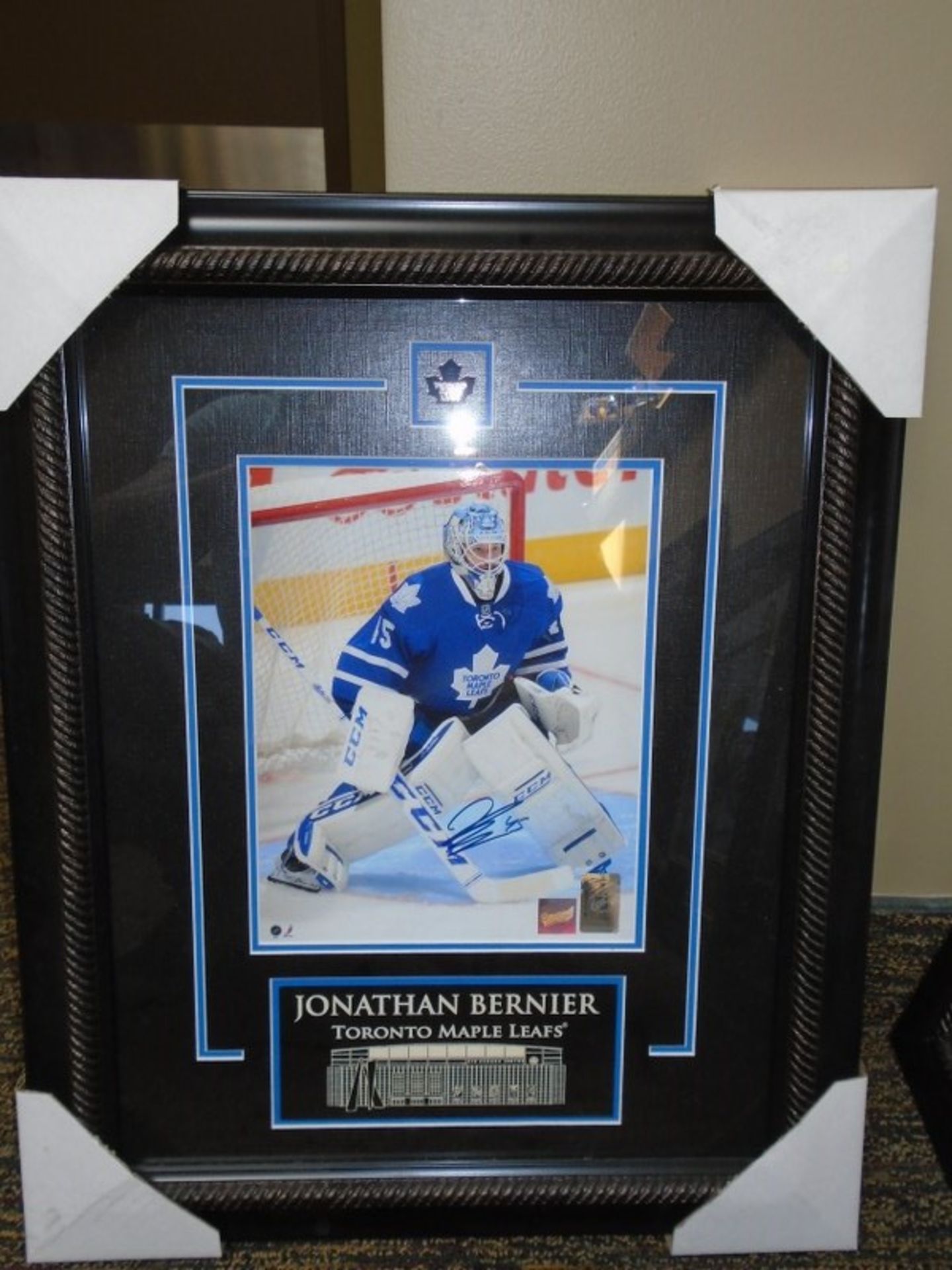 Jonathan Bernier - Signed Print in frame