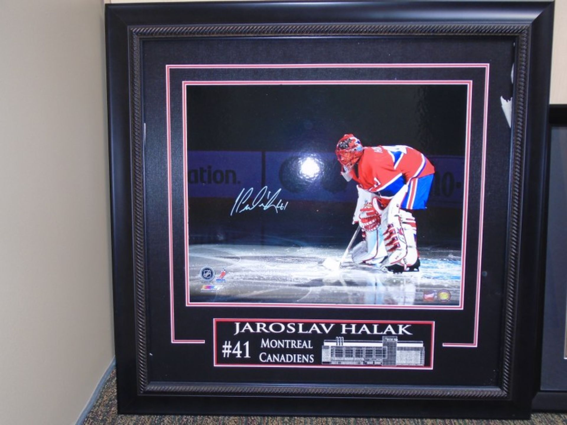 Jaroslav Halak - Signed Print in frame